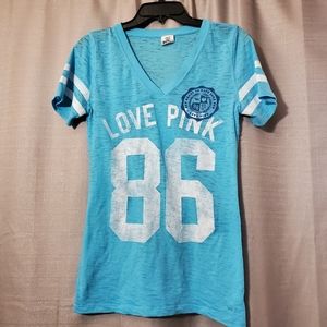 Love Pink 86 Victoria's Secret | Medium V Neck Tee Shirt